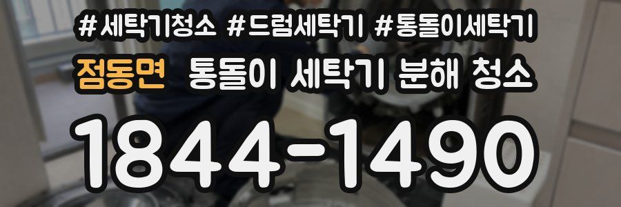 점동면 통돌이 세탁기 분해 청소
