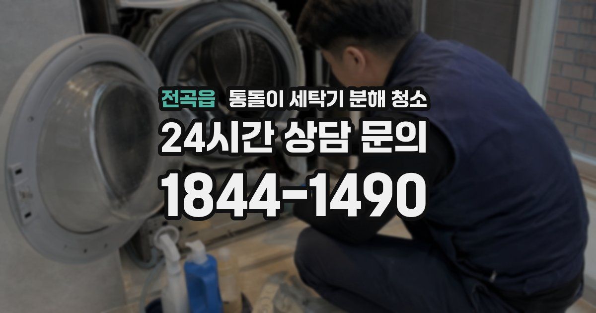 전곡읍 통돌이 세탁기 분해 청소