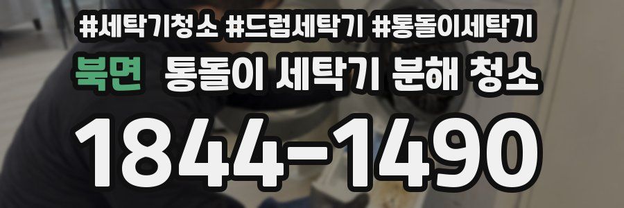 북면 통돌이 세탁기 분해 청소