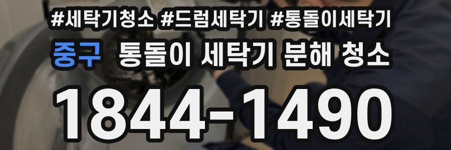 중구 통돌이 세탁기 분해 청소