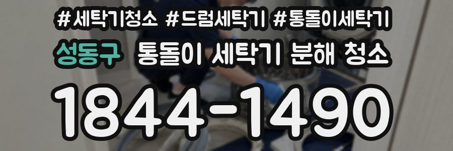 성동구 통돌이 세탁기 분해 청소