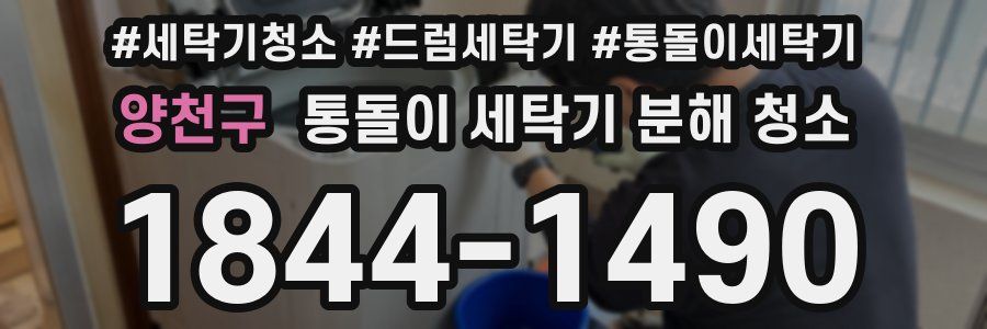 양천구 통돌이 세탁기 분해 청소