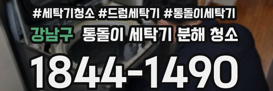 강남구 통돌이 세탁기 분해 청소
