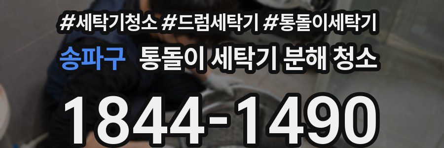 송파구 통돌이 세탁기 분해 청소