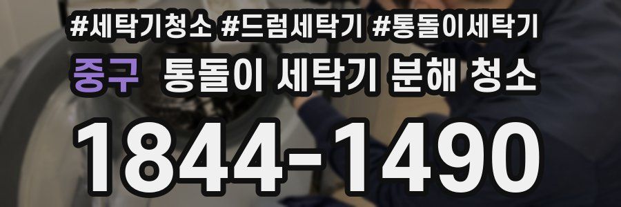 중구 통돌이 세탁기 분해 청소