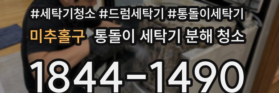 미추홀구 통돌이 세탁기 분해 청소