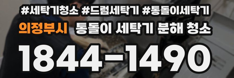 의정부시 통돌이 세탁기 분해 청소