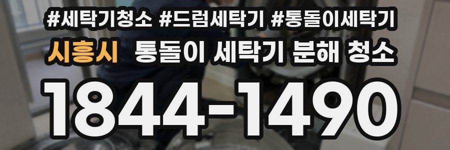 시흥시 통돌이 세탁기 분해 청소