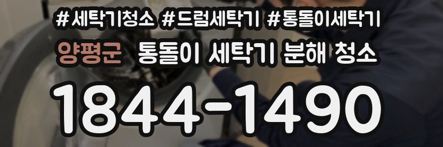 양평군 통돌이 세탁기 분해 청소
