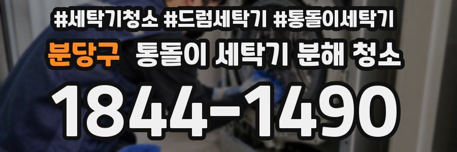 분당구 통돌이 세탁기 분해 청소