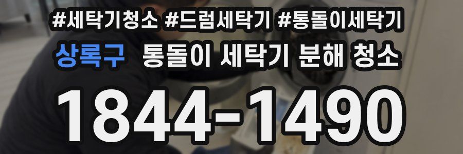 상록구 통돌이 세탁기 분해 청소