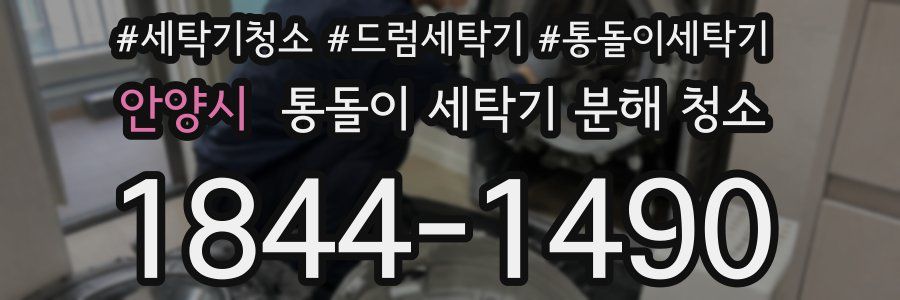 안양시 통돌이 세탁기 분해 청소