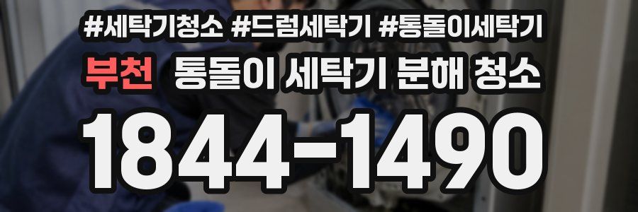 부천 통돌이 세탁기 분해 청소