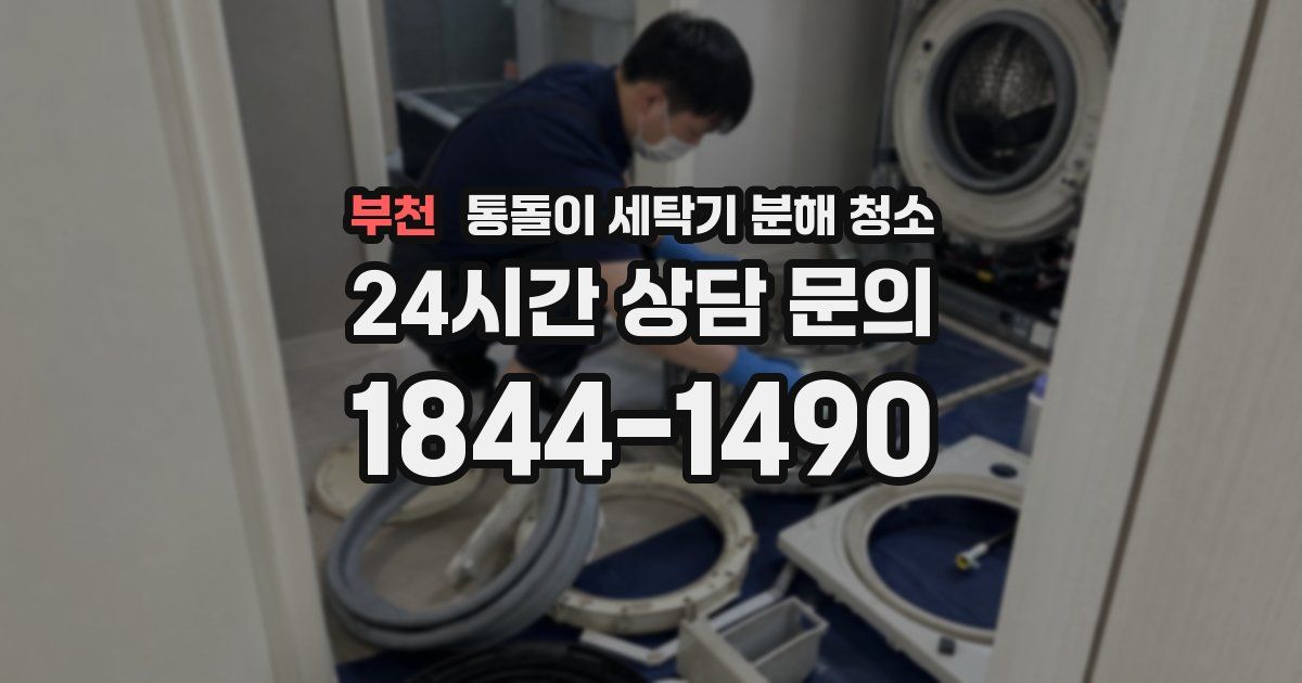 부천 통돌이 세탁기 분해 청소