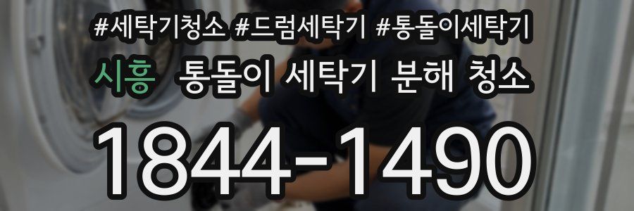 시흥 통돌이 세탁기 분해 청소