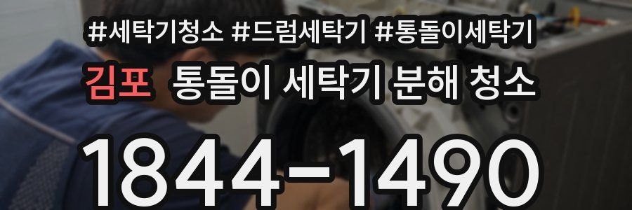김포 통돌이 세탁기 분해 청소