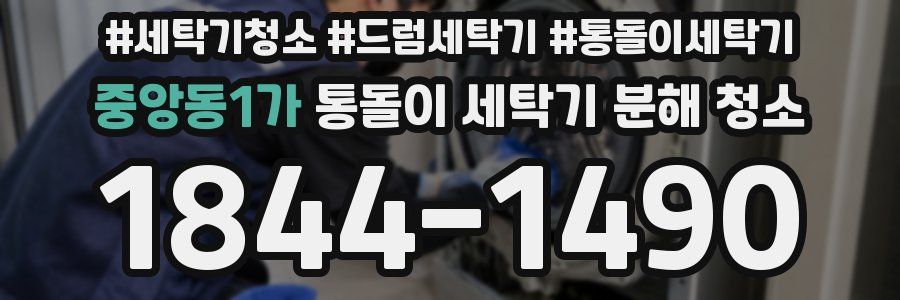 중앙동1가 통돌이 세탁기 분해 청소