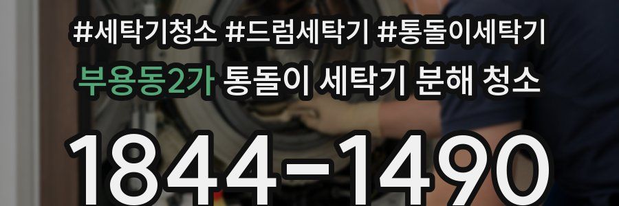 부용동2가 통돌이 세탁기 분해 청소