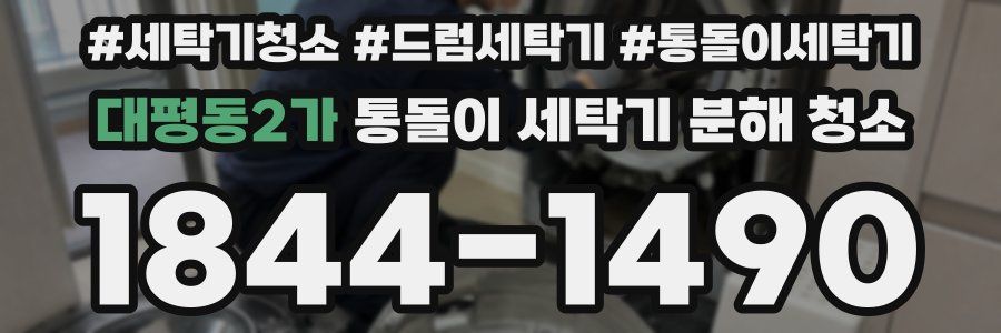 대평동2가 통돌이 세탁기 분해 청소