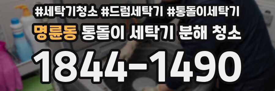 명륜동 통돌이 세탁기 분해 청소