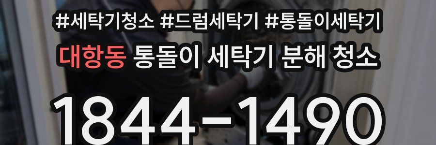 대항동 통돌이 세탁기 분해 청소