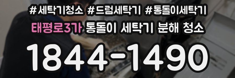 태평로3가 통돌이 세탁기 분해 청소