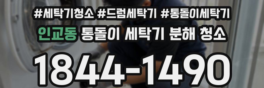 인교동 통돌이 세탁기 분해 청소