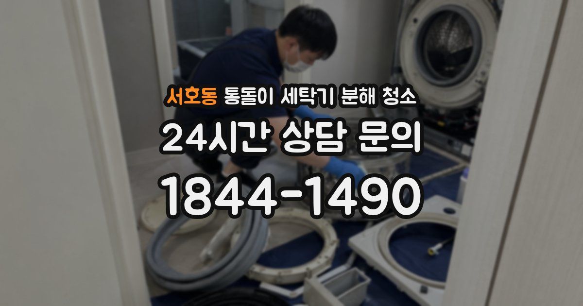서호동 통돌이 세탁기 분해 청소
