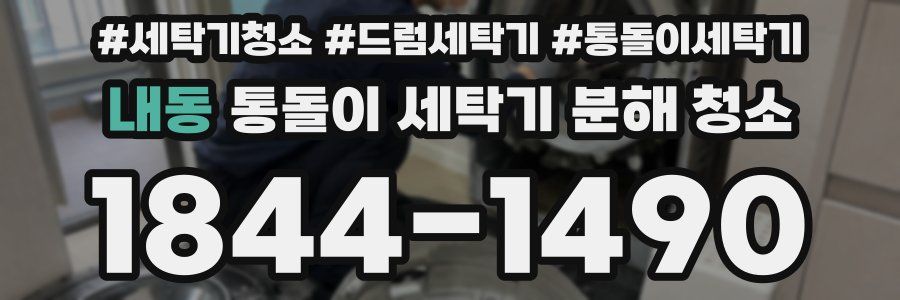 내동 통돌이 세탁기 분해 청소