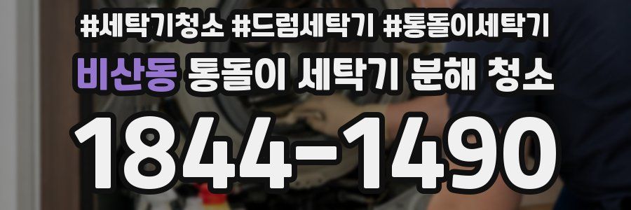 비산동 통돌이 세탁기 분해 청소
