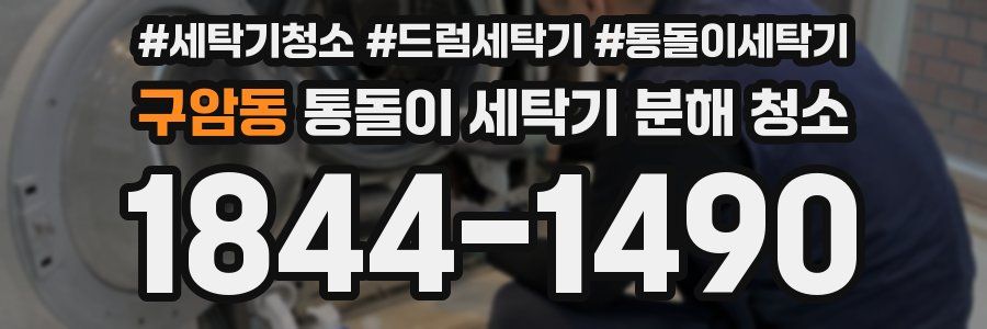 구암동 통돌이 세탁기 분해 청소