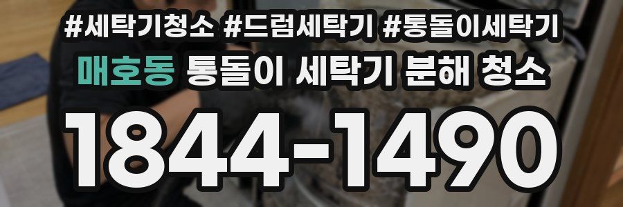 매호동 통돌이 세탁기 분해 청소