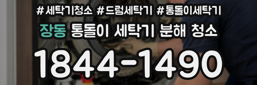 장동 통돌이 세탁기 분해 청소