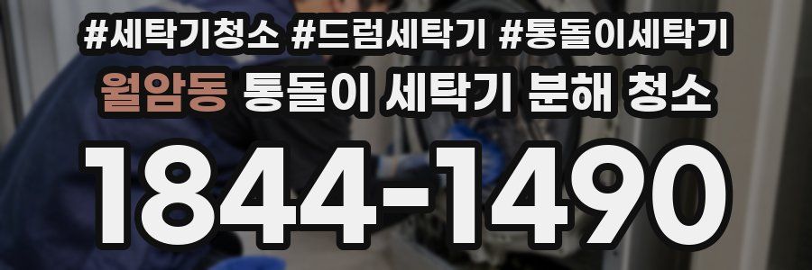 월암동 통돌이 세탁기 분해 청소