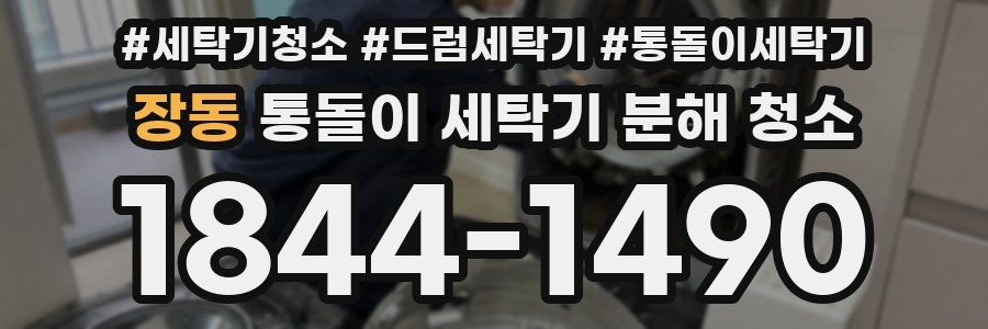 장동 통돌이 세탁기 분해 청소
