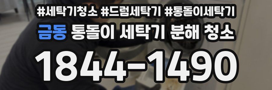 금동 통돌이 세탁기 분해 청소