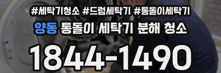 양동 통돌이 세탁기 분해 청소