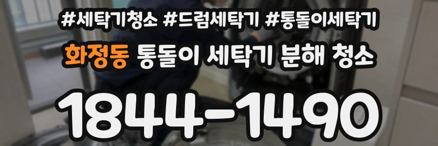 화정동 통돌이 세탁기 분해 청소