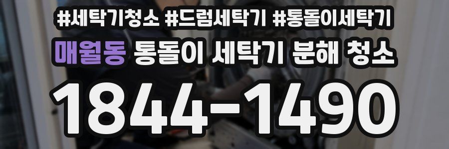 매월동 통돌이 세탁기 분해 청소