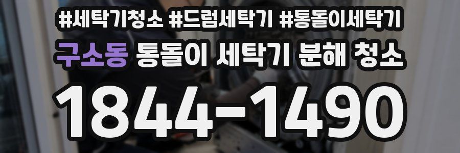 구소동 통돌이 세탁기 분해 청소