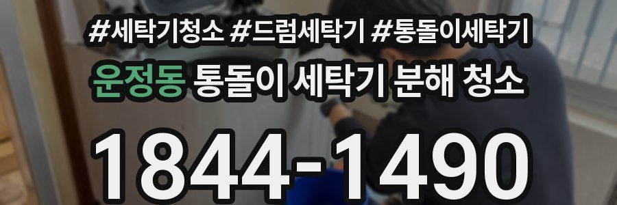 운정동 통돌이 세탁기 분해 청소