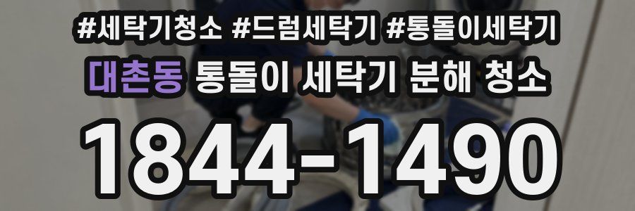 대촌동 통돌이 세탁기 분해 청소