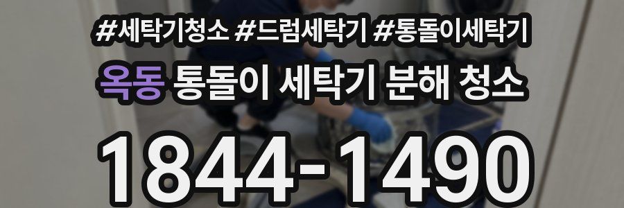 옥동 통돌이 세탁기 분해 청소
