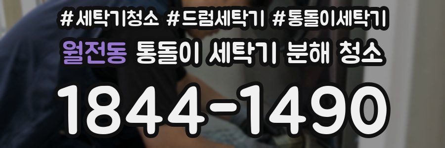 월전동 통돌이 세탁기 분해 청소
