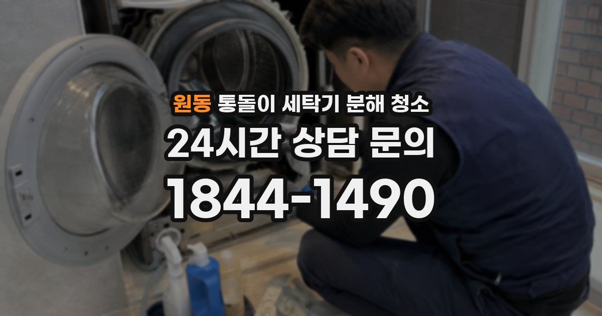 원동 통돌이 세탁기 분해 청소