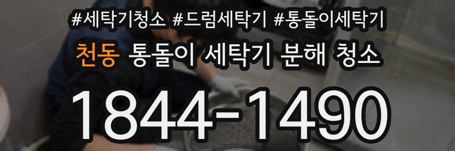천동 통돌이 세탁기 분해 청소