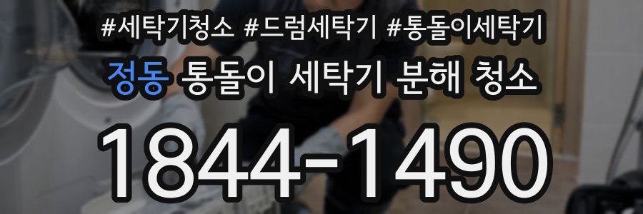 정동 통돌이 세탁기 분해 청소