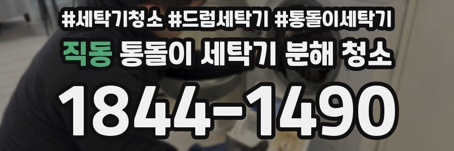 직동 통돌이 세탁기 분해 청소