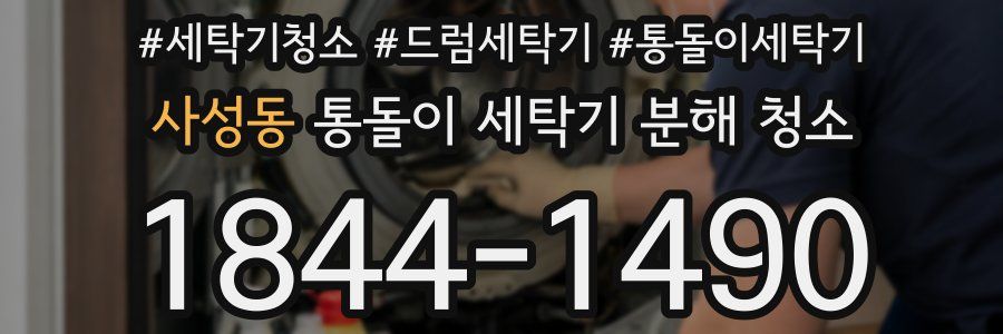 사성동 통돌이 세탁기 분해 청소