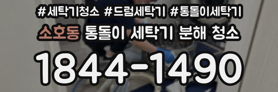 소호동 통돌이 세탁기 분해 청소